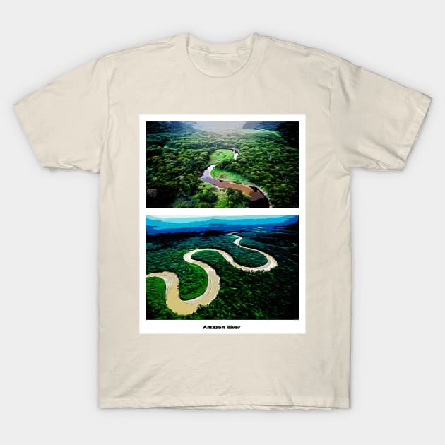 Amazon River South America T-Shirt by SouthAmericaLive